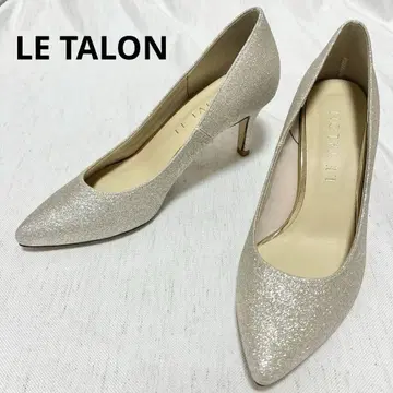 [ 미사용 ] LE TALON 탈론 글리터 플레인 펌프스 24cm