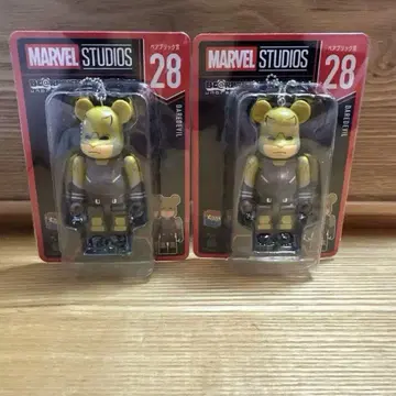 MARVEL BE@RBRICK 28번 커플 세트