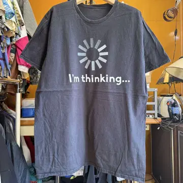 미국 빈티지 의류 I'm thinking - T셔츠