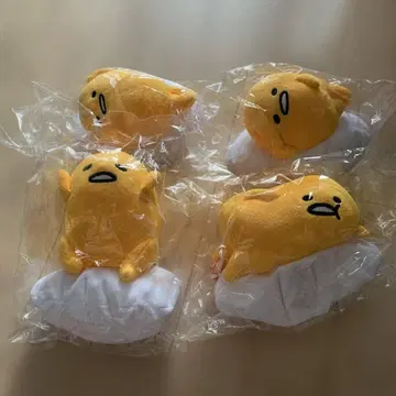 구데타마 봉제 인형 S 4개 세트