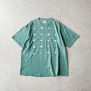 90s ONEITA USA제 새똥 아트 T셔츠 싱글 스티치