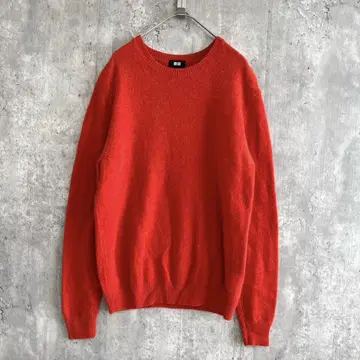 UNIQLO 울 심플 크루넥 니트 스웨터 깔끔 고급