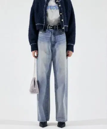 MOUSSY HW DAMAGE LOOSE STRAIGHT 데님 24