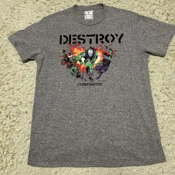 CORE FIGHTER DESTROY 셔츠 사이즈 L 그레이 일본제