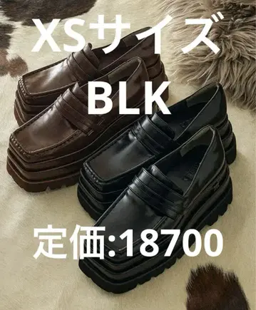 플랫폼 로퍼 DARICH 다리치 BLK XS 사이즈