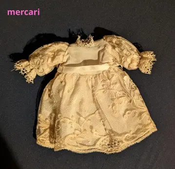 앤티크 인형용 작은 아이 드레스