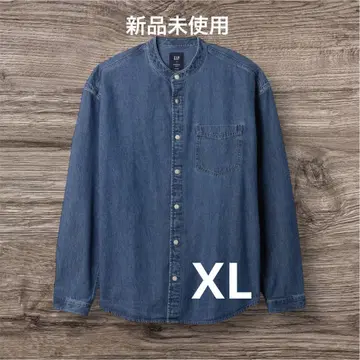 [ 미사용 새상품 ] GAP 컬러리스 데님 빅 셔츠 XL 데님 셔츠