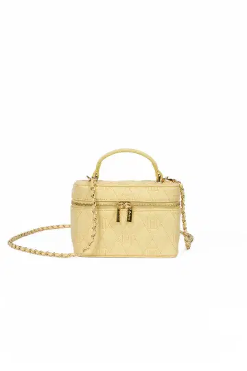 herlipto Monogram Quilted Vanity Bag