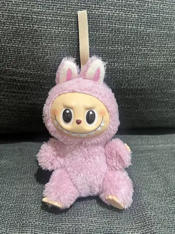 Labubu pop mart 봉제 인형 라부부 핑크