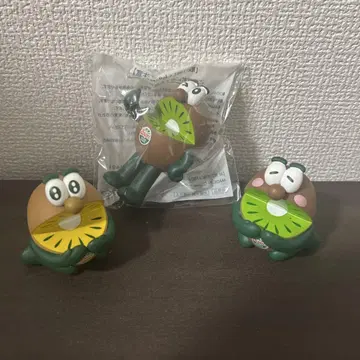 키위 캐릭터 피규어 3체 세트
