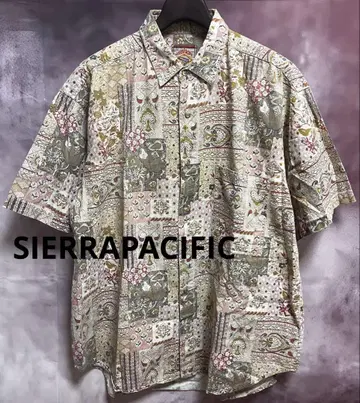 SIERRAPACIFIC 알로하 셔츠 90s 패턴 셔츠