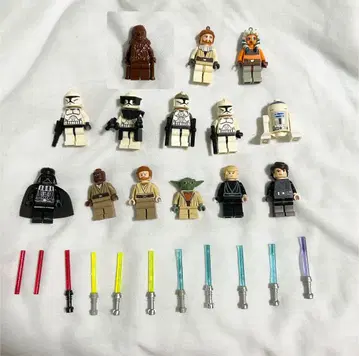 LEGO 스타 워즈 13체+라이트세이버