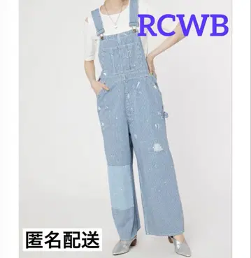 로데오 크라운 빈티지 오버롤 패턴 NVY