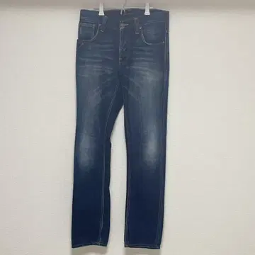 Nudie Jeans 누디진 버튼 플라이 데님 인디고 블루