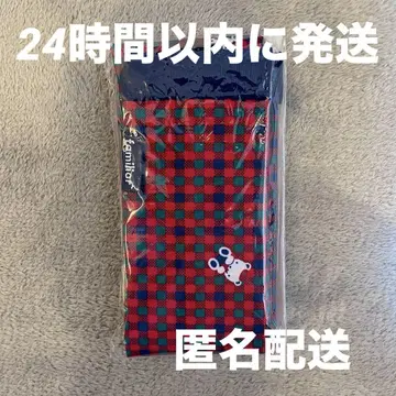 파밀리아 에코백 슈파트 S 사이즈 빨간색 체크