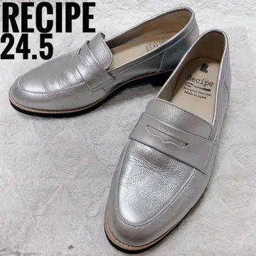 Recipe 실버 코인 로퍼 24.5cm 여성용 일본제