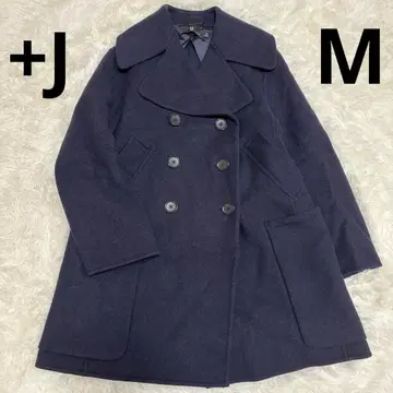 인기 UNIQLO+J 질 샌더 콜라보 울 P코트 더블 포켓 M