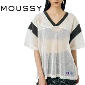MOUSSY 메쉬 RUSSELL MESH 셔츠 콜라보 새상품급 상의