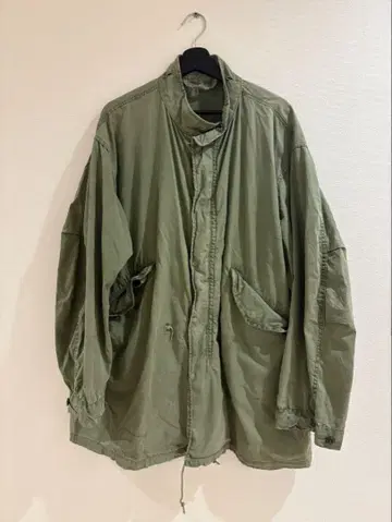 60s US.ARMY M-65 피쉬테일 후드티 알루미늄 지퍼