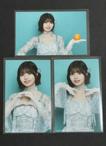 노기자카46 나카니시 아루노 네이블 오렌지 컴프 미니 브로마이드 2
