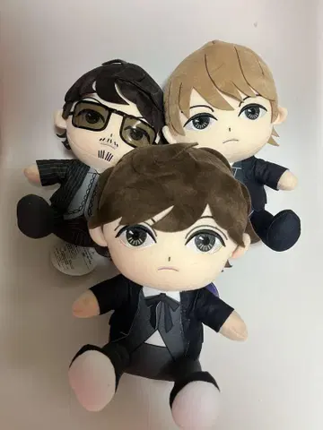 L'Arc~en~Ciel 3체 세트 앉은 봉제 인형 라운드 원 한정판