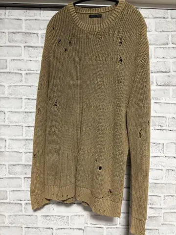 새상품 미사용 ZARA 자라 니트 데미지 가공