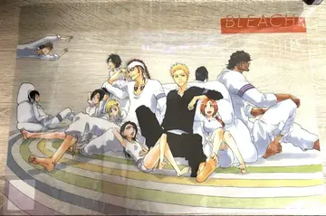 BLEACH 클리어 포스터 A3 이치고 루키아 오리히메 렌지