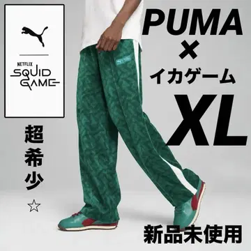 PUMA 푸마 오징어 게임 벨로아 바지 저지 트랙 팬츠 XL