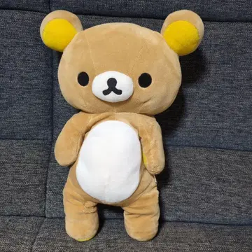 레어 리락쿠마 화이트 택 초기 봉제 인형