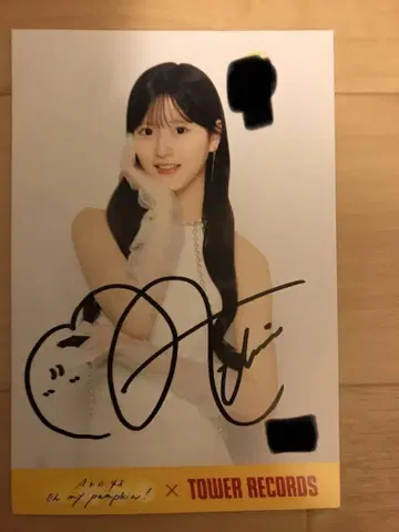 AKB48 Oh my pumpkin 한정판 엽서 사인 야기 아이츠키