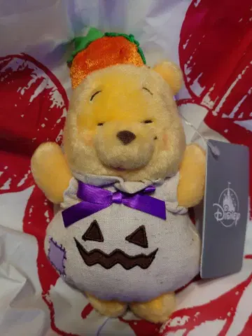 푸우 봉제 인형 키링 분장 DISNEY HALLOWEEN
