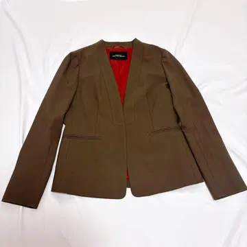 유나이티드 애로우즈 36 손세탁 가능 노카라 자켓 S 안감