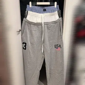 PROJECT GR layer sweat pants