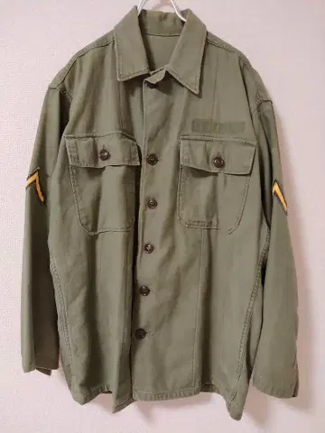 U.S.ARMY 50s 1st 전반기 통소매 유틸리티 셔츠