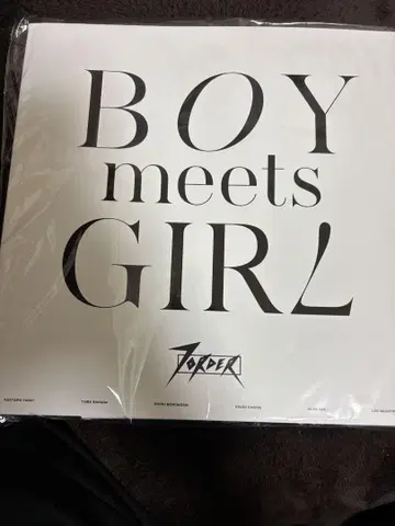 7ORDER ~BOY meets GIRL~ 팜플렛