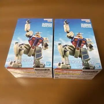 남코 한정판 RX-78F00/E 건담 피규어 만박 프라이스 2개 세트