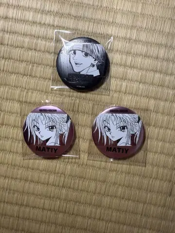 HUNTER x HUNTER 헌터헌터 캔뱃지 클로로 마키