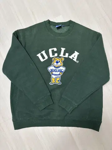 UCLA 남성용 다크 그린 맨투맨 M
