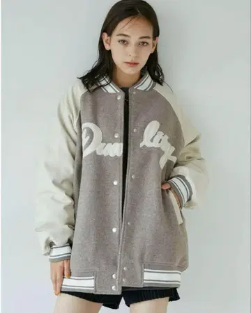 MURUA 오버 바시티 자켓