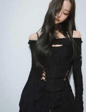 MELT THE LADY 레이스업 레이어드 코르셋