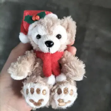 더피 산타 모자 봉제 인형 스트랩