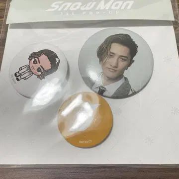 SnowMan 1st POPUP 한국 이와모토 히카루 캔 배지