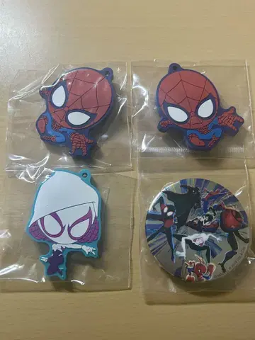 MARVEL 스파이더맨 그웬 러버 마스코트 캔뱃지