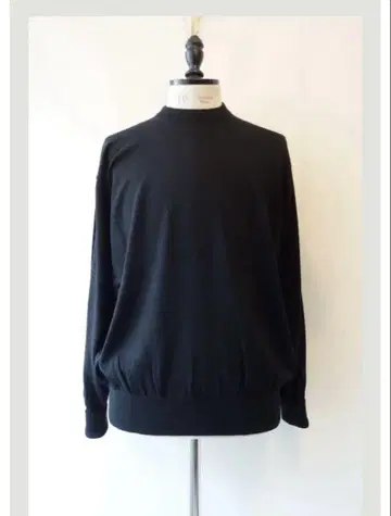 A.PRESSE / L/S Knit T-Shirt 사이즈 2 네이비