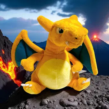 봉제 인형 Pokemon fit 리자몽 택 포함 새상품