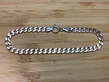 silver 925 이탈리아제 2면 싱글 팔찌 italy