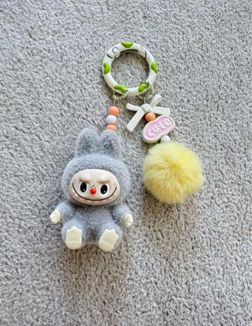 라부부 Labubu 키링 라이트 블루 귀여운 인기