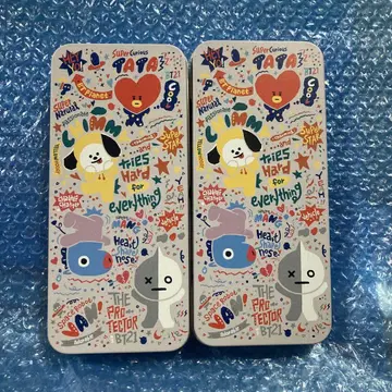 BT21 립 틴트 캔 케이스 2개 세트 BTS