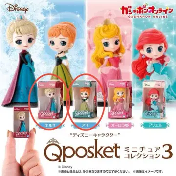Qposket 미니어처 컬렉션3 엘사 안나