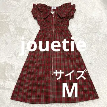 미사용 새상품 jouetie 쥬에티 프릴 숄더 롱 원피스